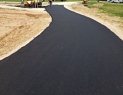 New pavement